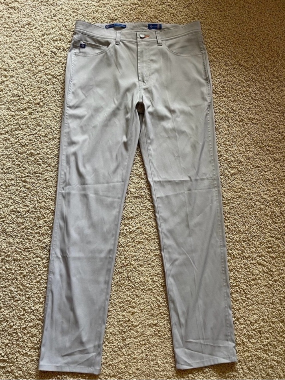 Men's Stitch Golf Pants Light Gray 32x32